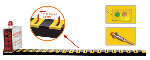 湛江V3嵌入式闯岗自动扎胎器/阻车器